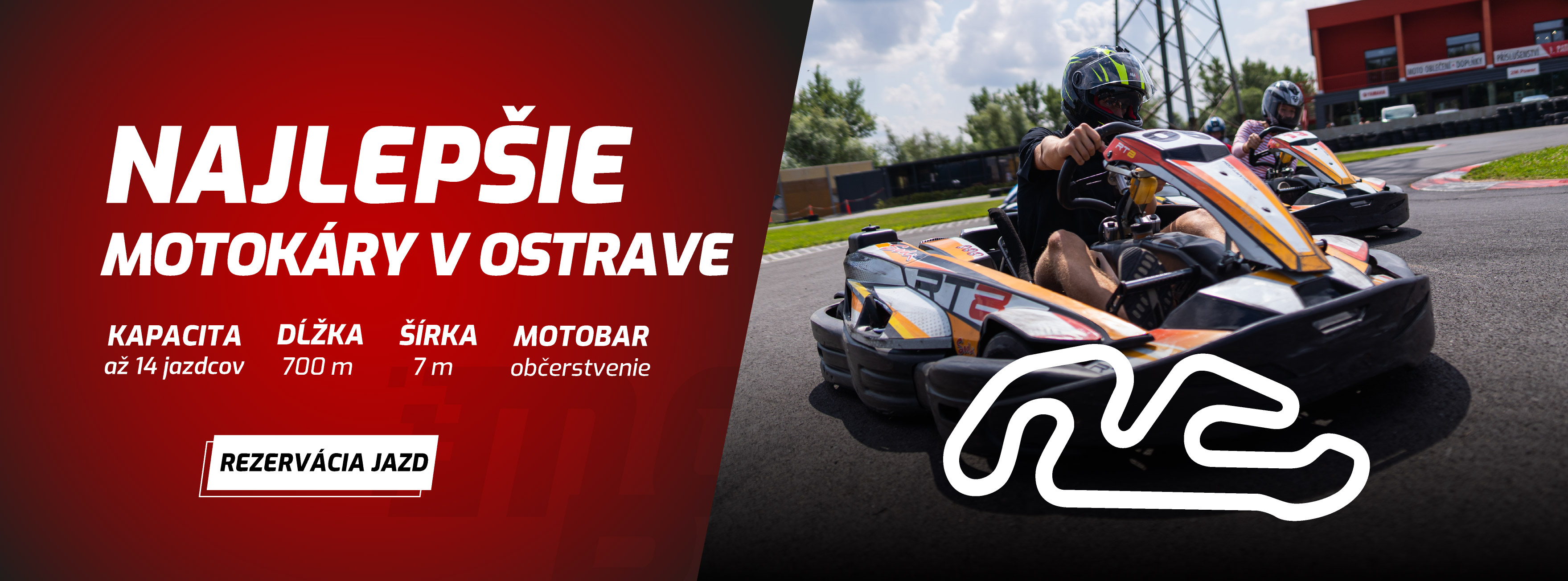 Motokáry v Ostrave