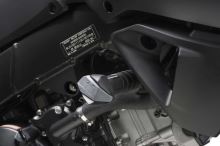 Pádové protektory rámu PUIG R12 6569N černý s šedou gumou