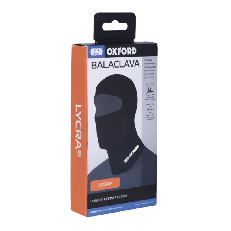 kukla Balaclava Lycra®, OXFORD (černá)